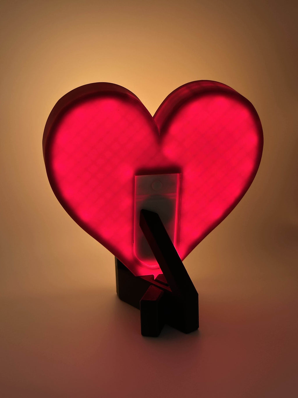 Personalizirana LED svetilka v obliki srca